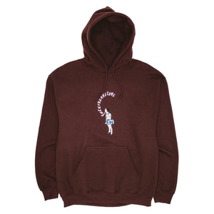 Fucking Awesome Mouth Girl Hoodie Brown | Free Aotearoa shipping over $100* when you order FA online with Pavement Skate Store.