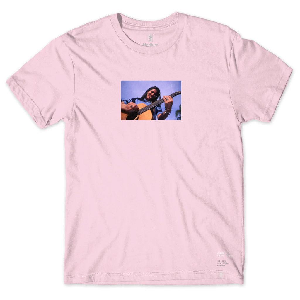 Girl X Spike Jonze Kim Deal Tee - Pink. Photo Artwork by Spike Jonze. 100% Ring Spun US Cotton. 6 oz. Modern classic fit, tubular body. Shop Girl x Spike Jonze skateboards and tees online with Dunedin's independent skate store, PAVEMENT. Free NZ shipping over $150.