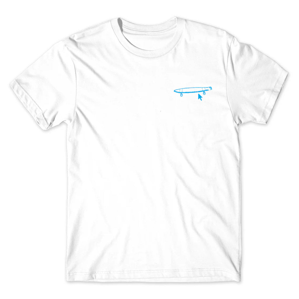 Girl Crailtap Logo Tee - White | Shop Girl skateboards online with Pavement Skate Store with free NZ shipping over $100*!