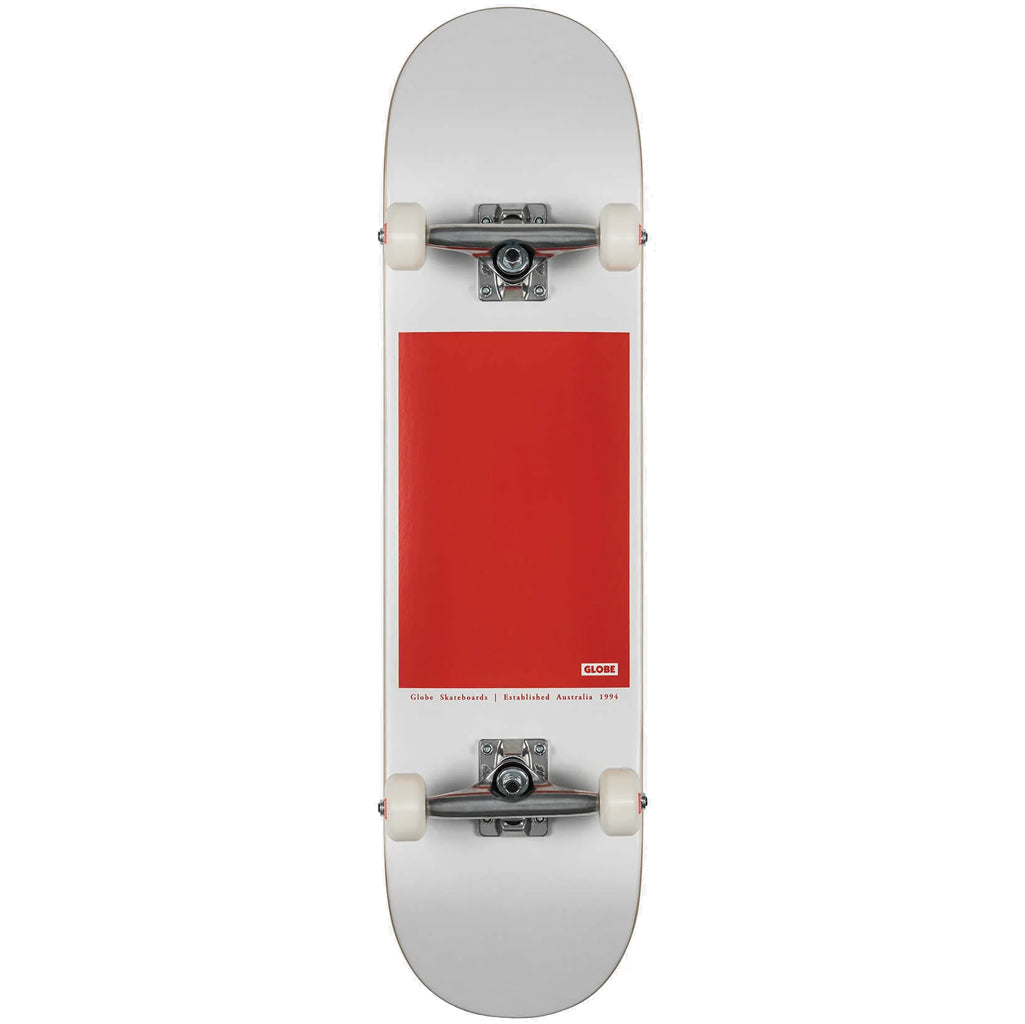 Shop Globe G0 Block Serif Complete Skateboard 8.0" with Pavement Skate Store online and receive free Aotearoa NZ shipping over $100*!