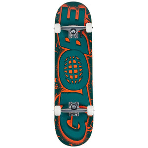 Globe G0 Reverb 8.375" Complete Skateboard - Dark Olive/Phantom | Free Aotearoa NZ shipping over $100* when you shop online with Pavement Skate Store!