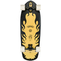 Globe Thumpy 30" Surf Skate Cruiser - Serial Chiller. Wide short-wheelbase cruiser with Slant surf/skate trucks for a surf-like carving experience, with a mellow concave with kicktail, clear griptape with top art and a paint dipped deck. Free NZ shipping. Shop skateboards online with Pavement skate store.