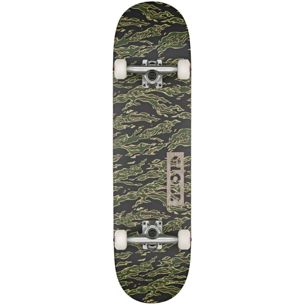 Globe Goodstock Complete Skateboard - 8.25" Tiger Camo | Shop skateboards online with Pavement Skate Store with free Aotearoa NZ shipping over $100*!