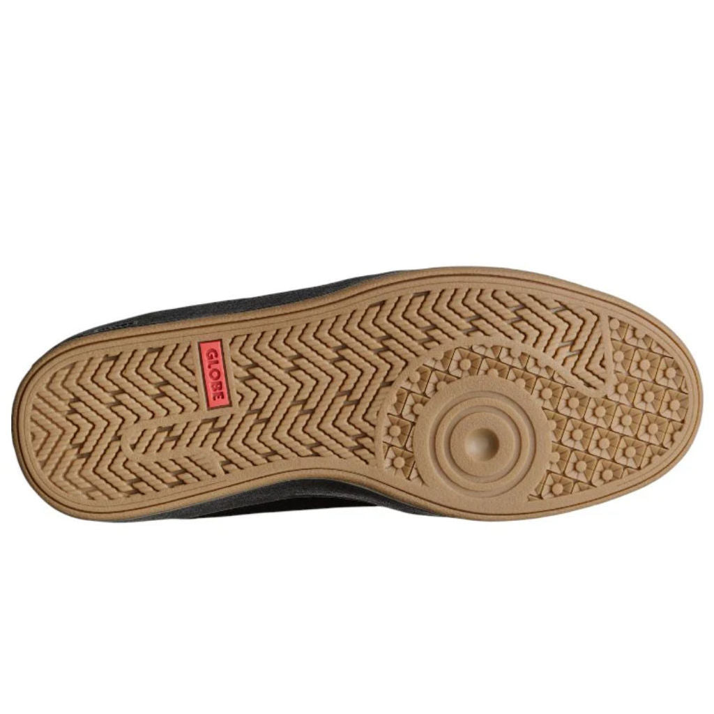 Globe Holand Skate Shoes - Black Suede | Shop Globe Skateboarding shoes with free Aoteroa NZ shipping over $100* with Pavement Skate Store.