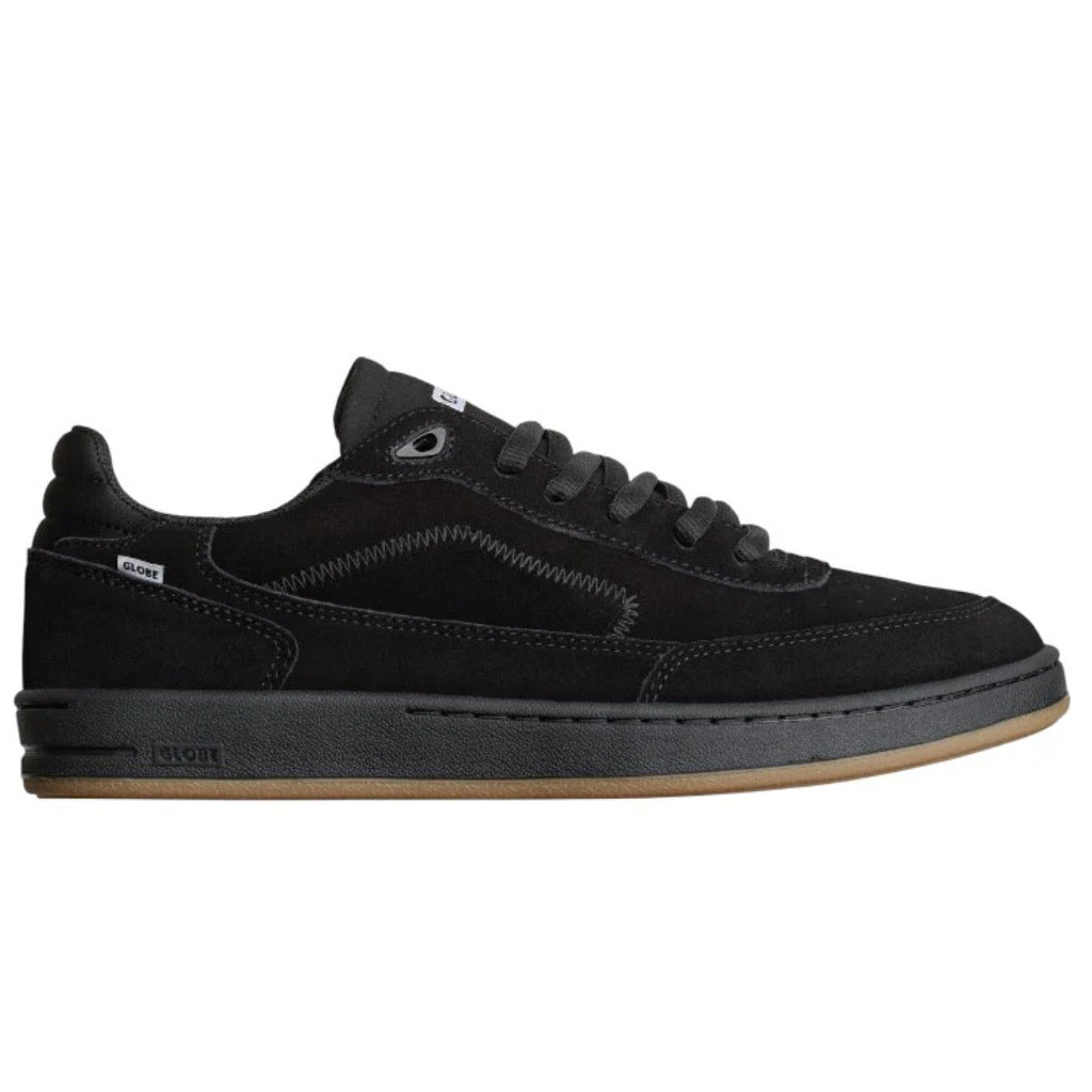 Globe Holand Skate Shoes - Black Suede | Shop Globe Skateboarding shoes with free Aoteroa NZ shipping over $100* with Pavement Skate Store.