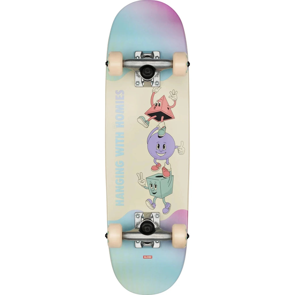 Globe Kids Wide Micro Complete Skateboard - Hangin 7.125" | Buy skateboards online with Pavement Skate Store with free Aotearoa NZ shipping over $100*!