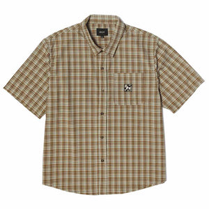 Huf H Star Plaid S/S Shirt - Putty. The H Star Plaid S/S Shirt updates a perennial pattern with a relaxed fit, polyester construction with yarn-dyed materials, and H Star graphics that call back to ‘90s rave culture. Shop HUF clothing online with Pavement, Dunedin's independent skate store. Free NZ shipping over $150.