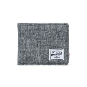 Herschel Roy Wallet - Raven Crosshatch. The classic wallet. The Roy is a folded wallet that opens to feature a currency sleeve and multiple card slots. 9cm (H) x 12cm (W) x 2cm (D). Shop Herschel premium wallets and backpacks online with Pavement. Free NZ shipping over $150 - Same day Dunedin delivery - Easy returns.