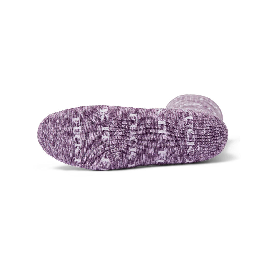 HUF FUCK IT MARLE SOCKS - PURPLE