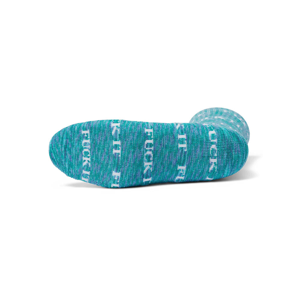HUF FUCK IT MARLE SOCKS - SEA GREEN