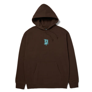 HUF Megablast Emb Hoodie - Bison | Shop HUF Worldwide online with Pavement Skate Store with free Aotearoa shipping on order over $100*!