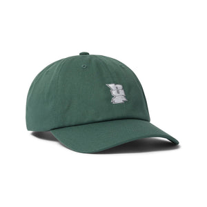 HUF Megablast Multi 6 Panel Curved Visor Hat - Forest Green | Shop HUF Worldwide online with Pavement Skate Store with free Aotearoa shipping over $100*!