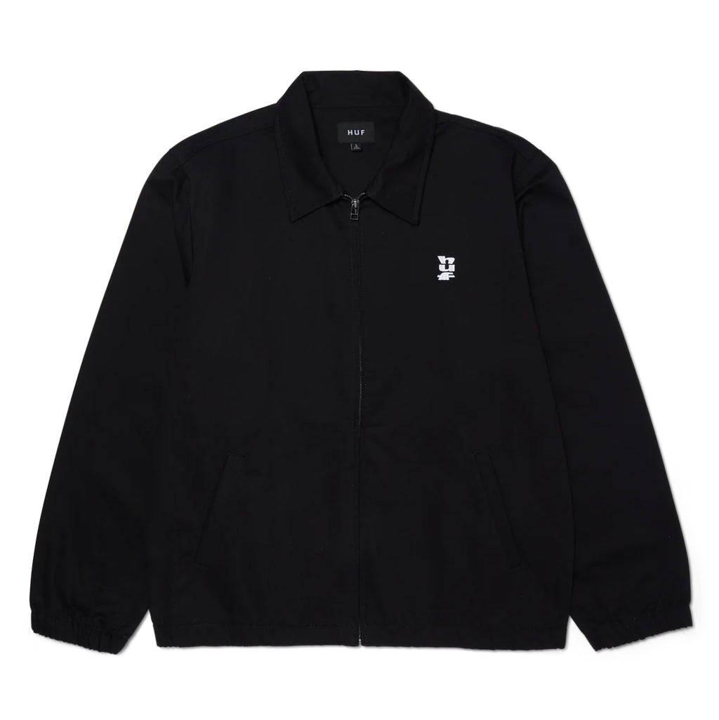HUF Set Megablast Shop Jacket - Black | Shop HUF Worldwide online with Pavement Skate Store with free Aotearoa shipping on order over $100*!