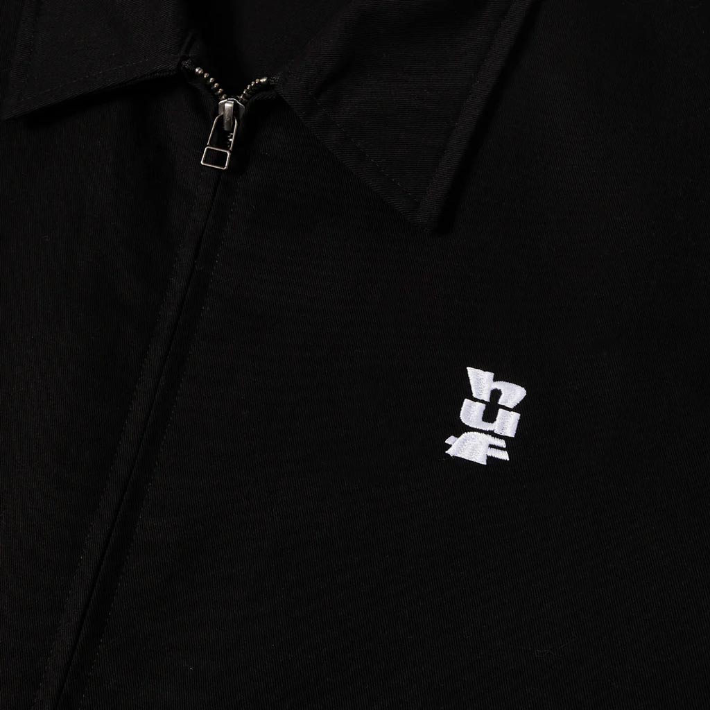 HUF Set Megablast Shop Jacket - Black | Shop HUF Worldwide online with Pavement Skate Store with free Aotearoa shipping on order over $100*!