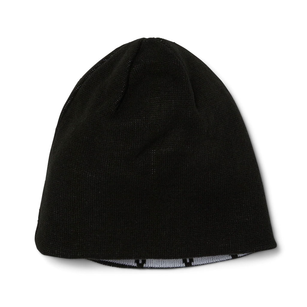 HUF Token Reversible Skull Beanie - Black | Shop HUF Worldwide online with Pavement Skate Store with free Aotearoa shipping on orders over $100*!