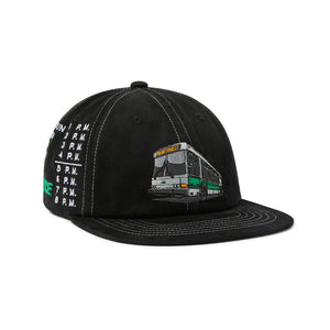 HUF Transport Connection Snapback - Black | Shop HUF Worldwide online with Pavement Skate Store with free Aotearoa shipping on order over $100*!