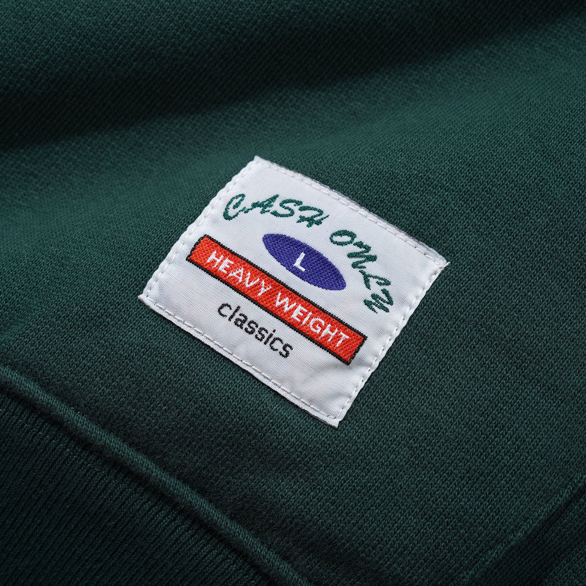 Cash Only Heavy-Weight Pullover Hoody in Forest | Shop Cash Only clothing online with Pavement + Free Aotearoa NZ shipping over $100*!