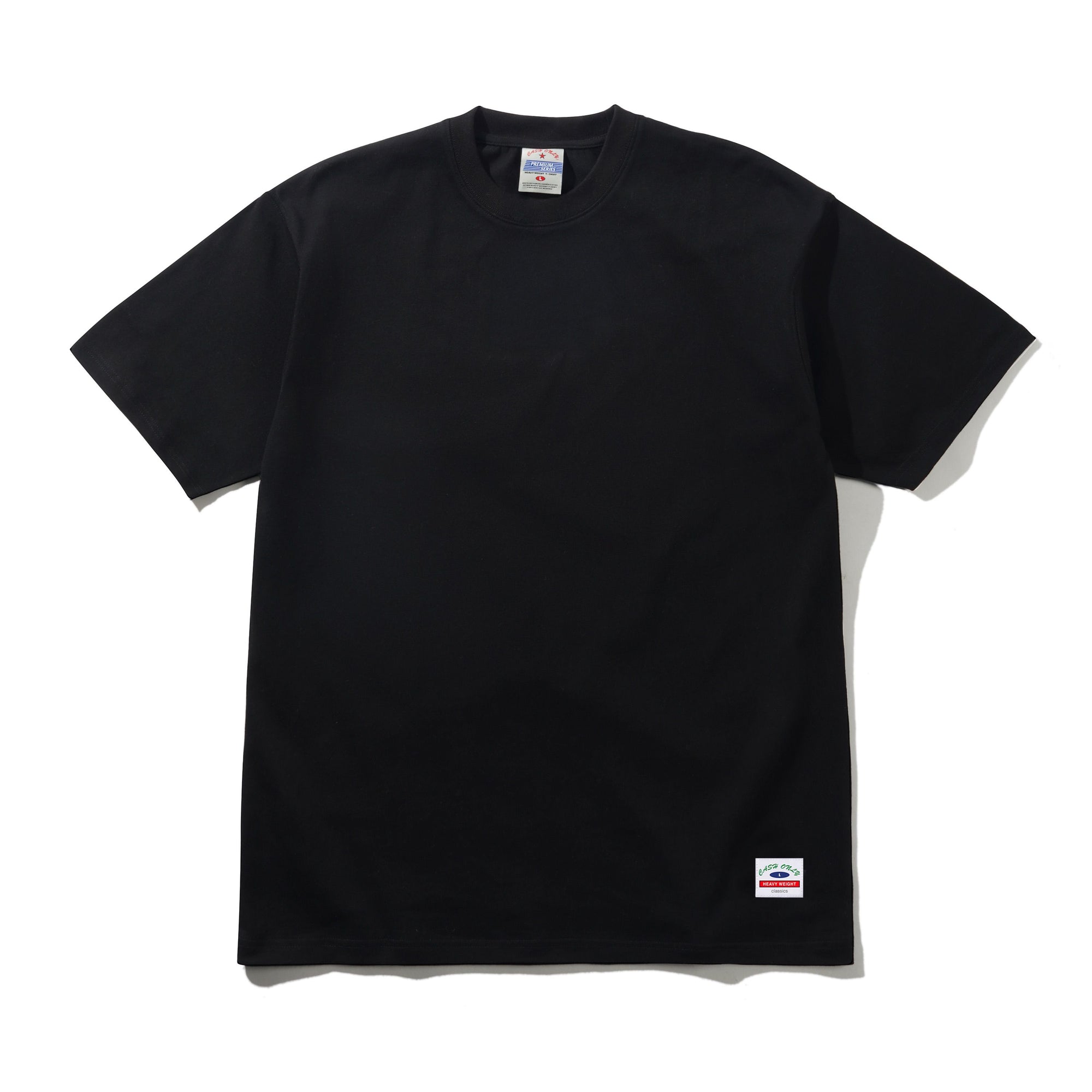 CASH ONLY HEAVY-WEIGHT TEE - BLACK
