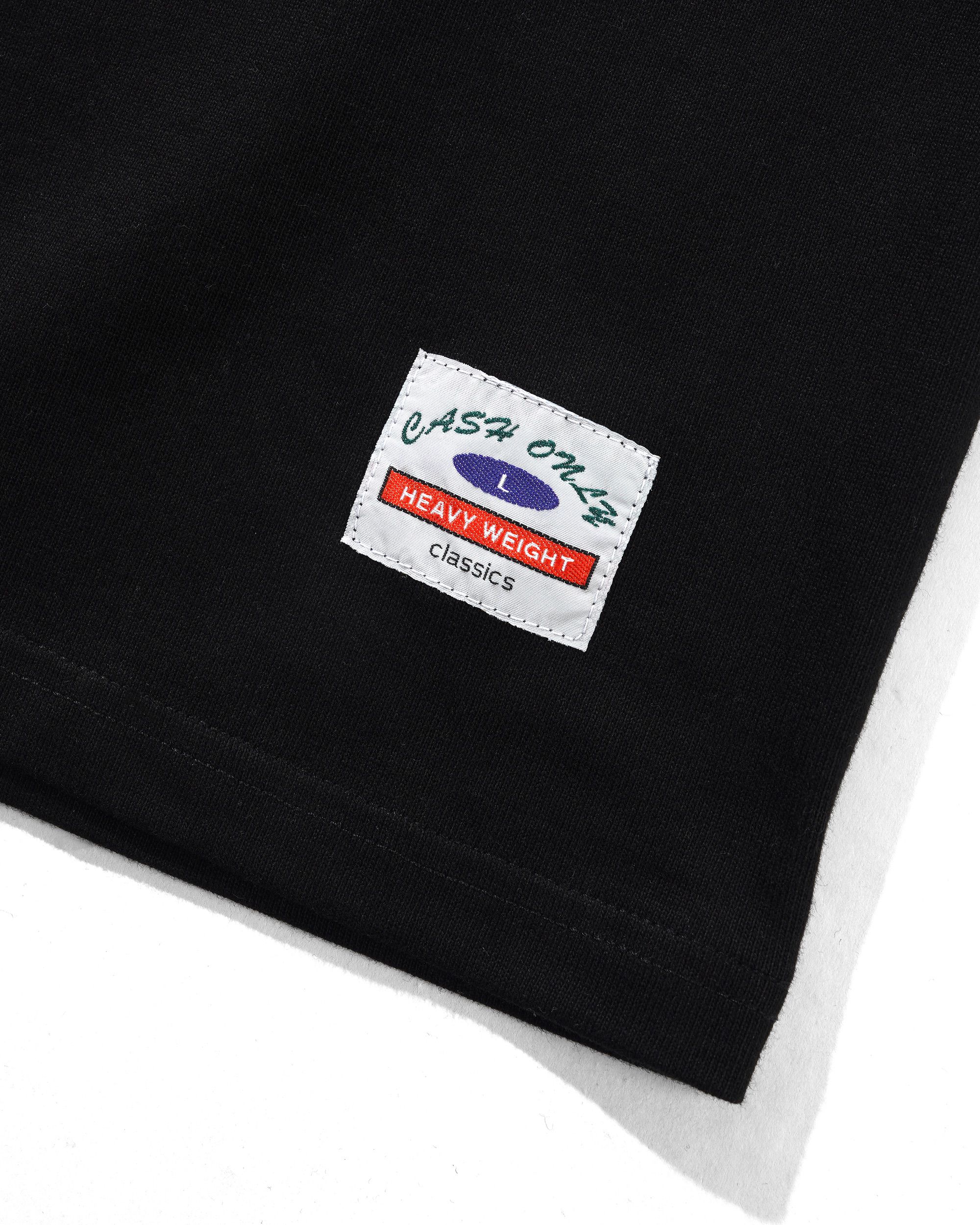 CASH ONLY HEAVY-WEIGHT TEE - BLACK