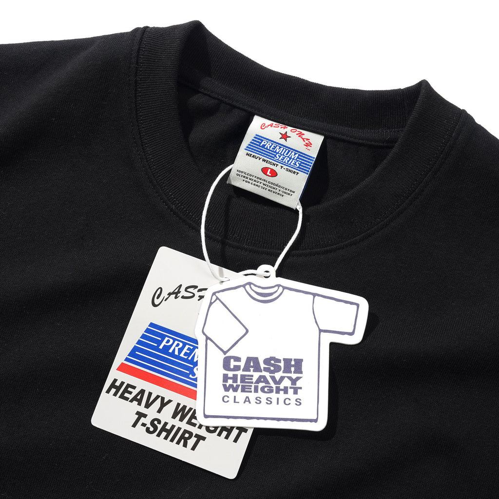 Cash Only Heavy-Weight Tee - Black | Shop Cash Only clothing online with Pavement + Free Aotearoa NZ shipping over $100*!