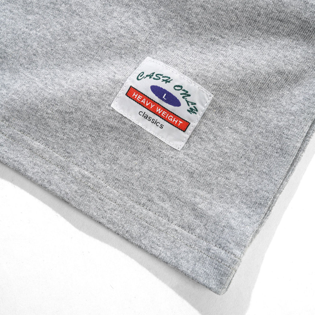 Cash Only Heavy-Weight Tee - Heather Grey | Shop Cash Only clothing online with Pavement + Free Aotearoa NZ shipping over $100*!