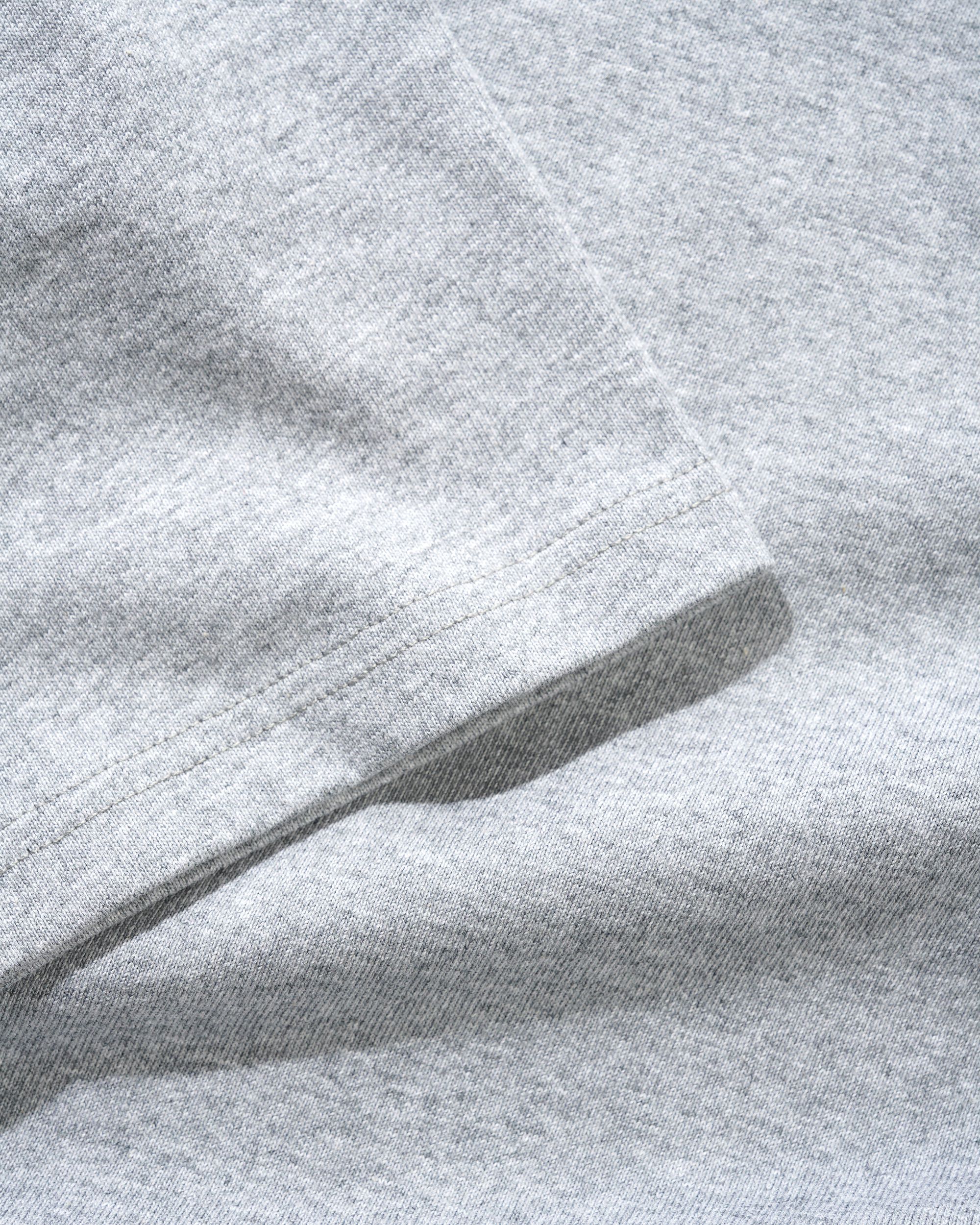 CASH ONLY HEAVY-WEIGHT TEE - HEATHER GREY