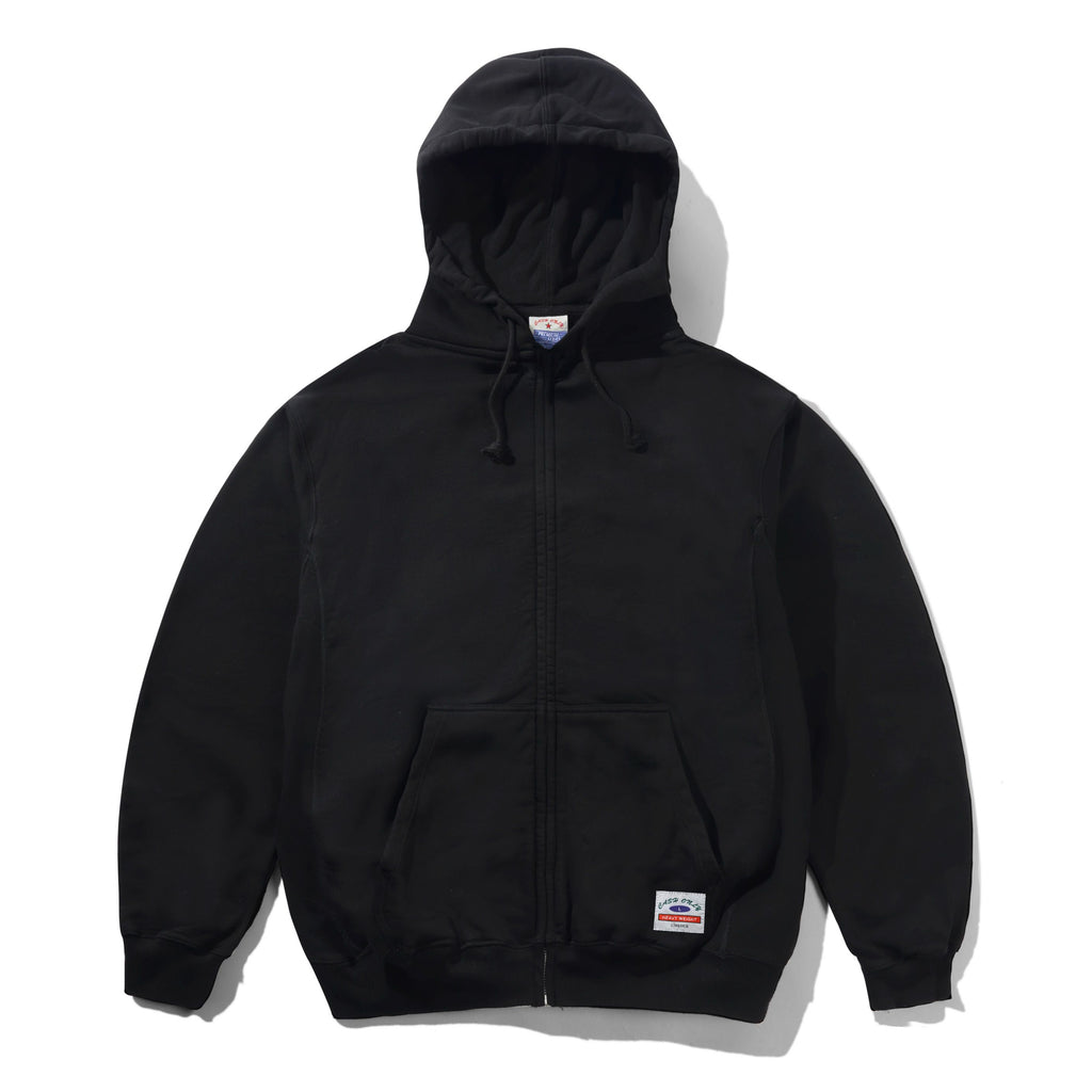 Cash Only Heavy-Weight Zip Thru Hoody in Black | Shop Cash Only clothing online with Pavement + Free Aotearoa NZ shipping over $100*!