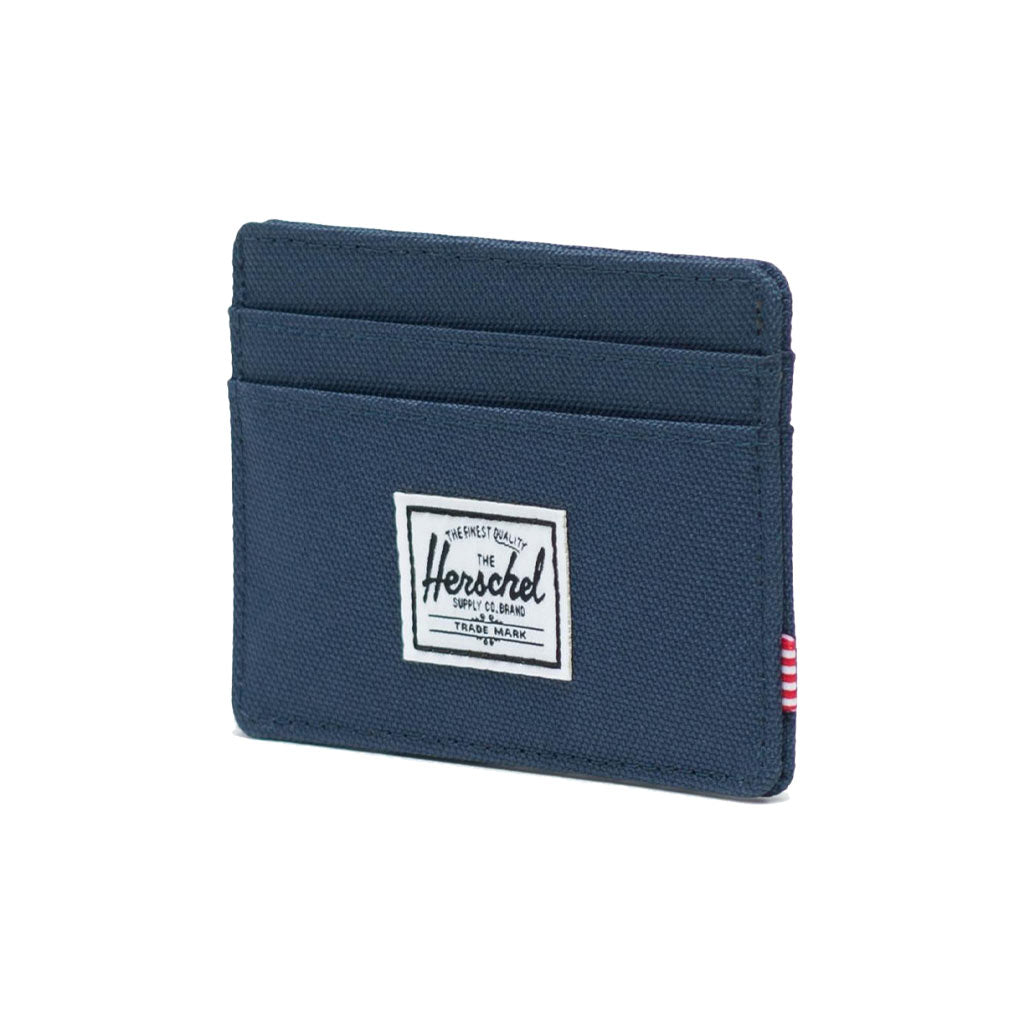 Herschel Charlie Cardholder in Navy | Free Aotearoa NZ shipping over $100* when you shop Herschel backpacks and wallets online with Pavement Skate Store!