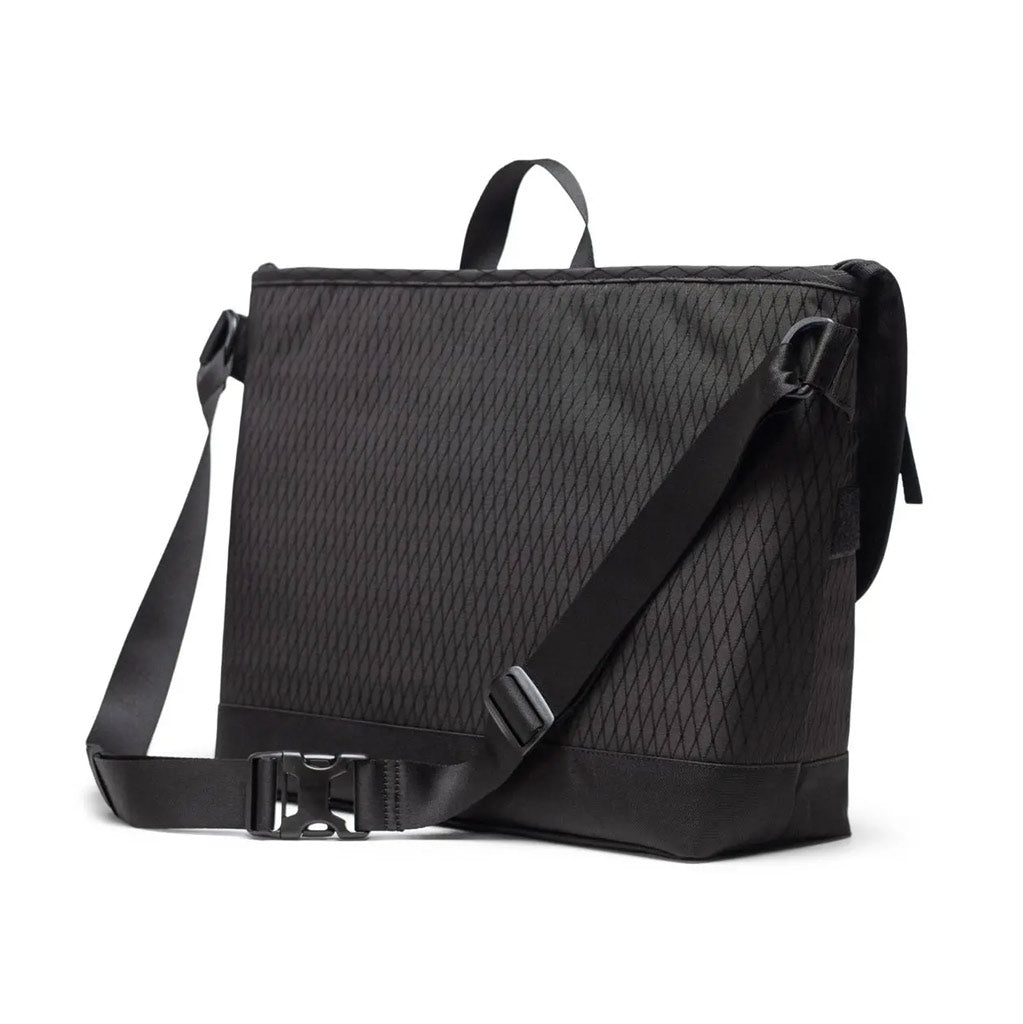 Herschel Cove Messenger - Black Diamond/Black | Free Aotearoa NZ shipping over $100* when you shop Herschel bags online with Pavement Skate Store!