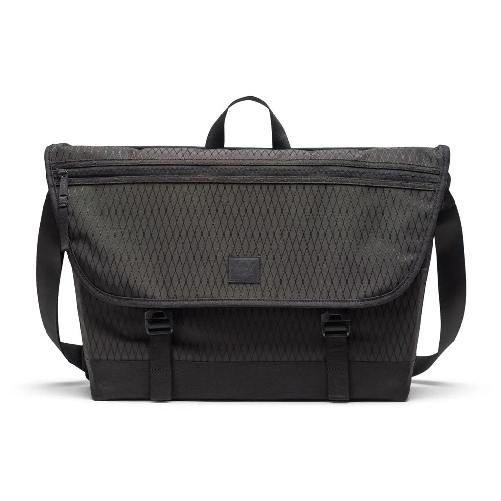 Herschel Cove Messenger - Black Diamond/Black | Free Aotearoa NZ shipping over $100* when you shop Herschel bags online with Pavement Skate Store!