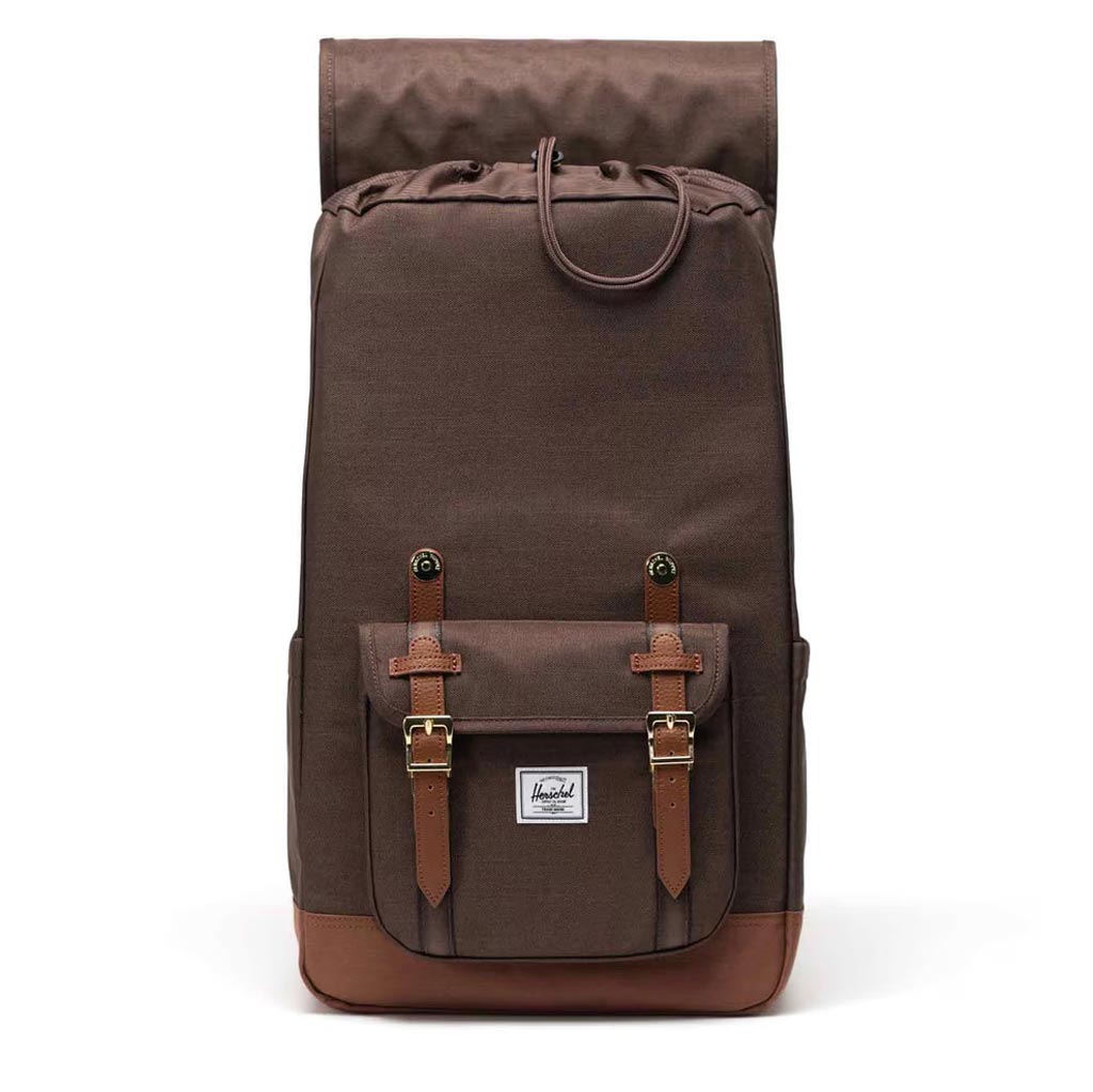 Buy Herschel Little America Backpack in Chocolate Brown with Pavement Skate Shop! Order online and receive free Aotearoa NZ shipping.