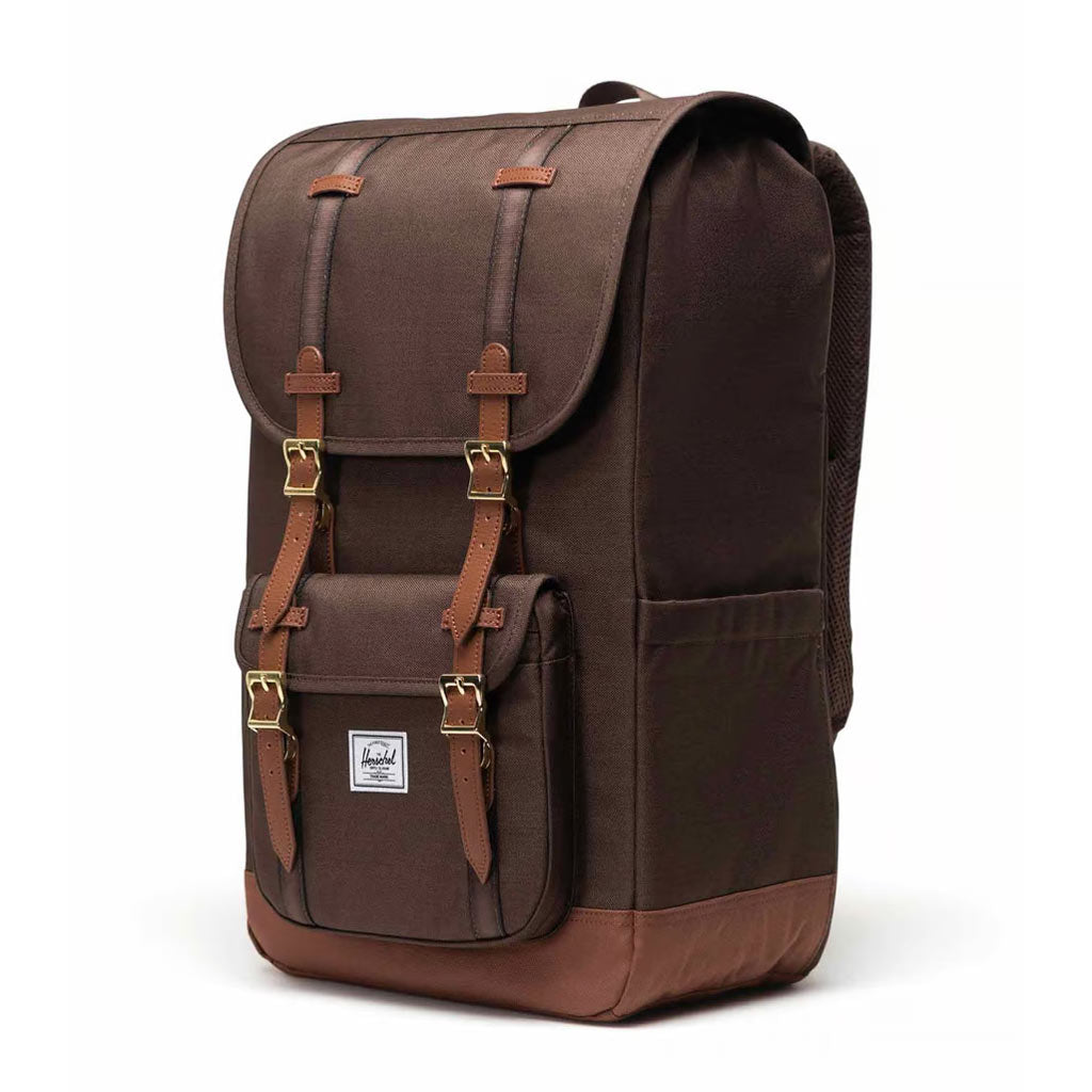 Buy Herschel Little America Backpack in Chocolate Brown with Pavement Skate Shop! Order online and receive free Aotearoa NZ shipping.