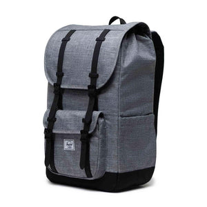 Herschel Little America Backpack Raven Crosshatch | Free Aoteraoa NZ shipping when you shop online with Pavement Skate Store!