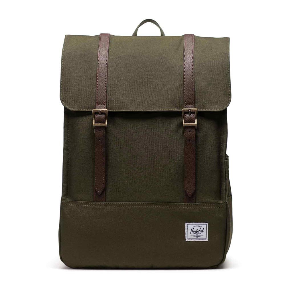 Shop Herschel Survey Backpack in Ivy Green with Pavement Skate Store! Free Aotearoa NZ shipping when you order online.