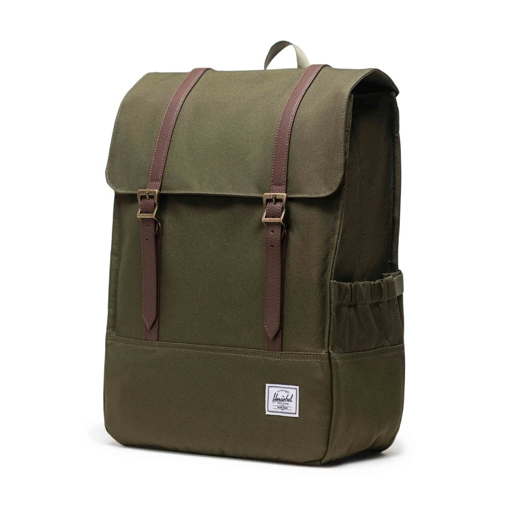 Shop Herschel Survey Backpack in Ivy Green with Pavement Skate Store! Free Aotearoa NZ shipping when you order online.