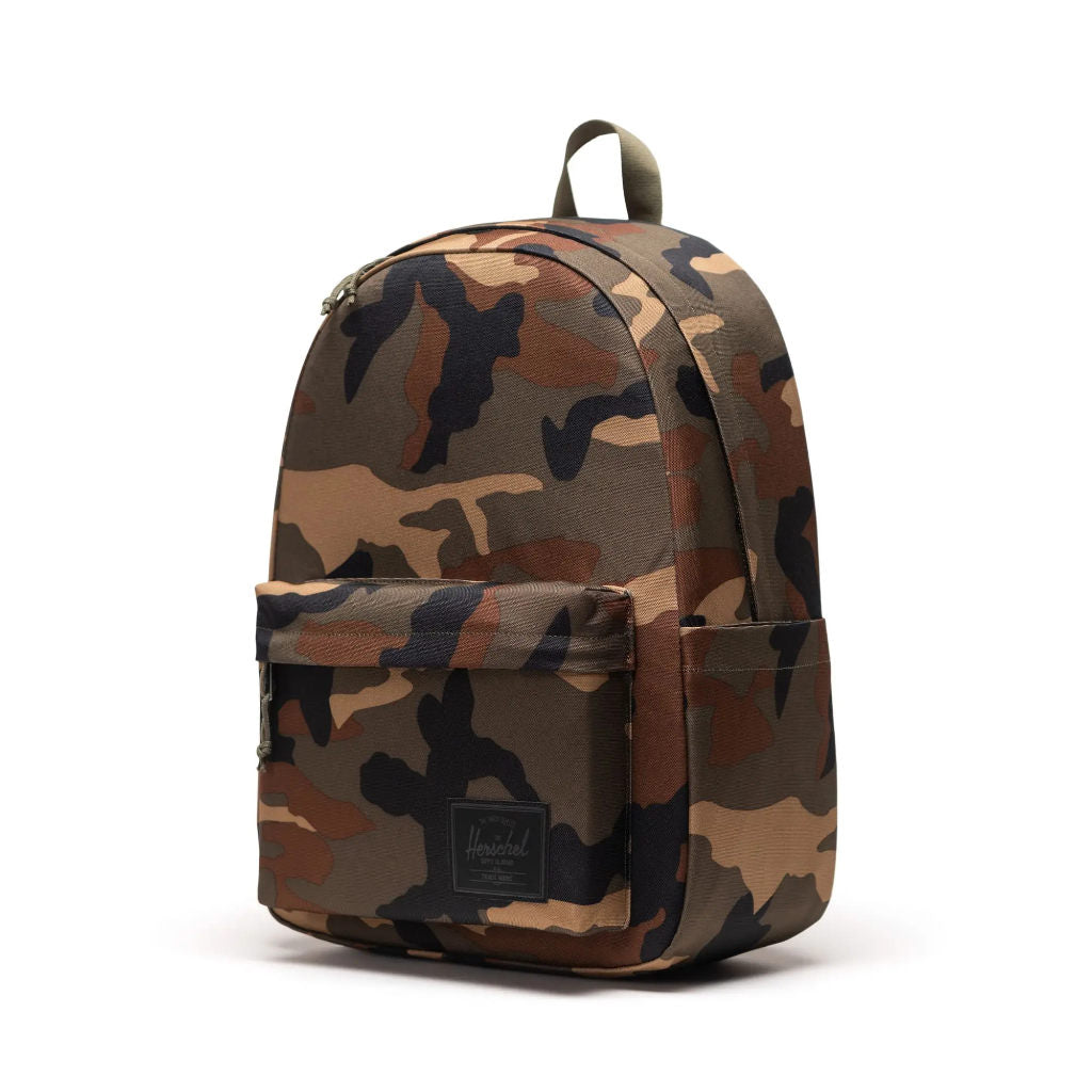 Herschel Classic XL Backpack - Woodland Camo/Black Label | Shop backpacks online with Pavement Skate Store with free Aotearoa NZ shipping over $100*!