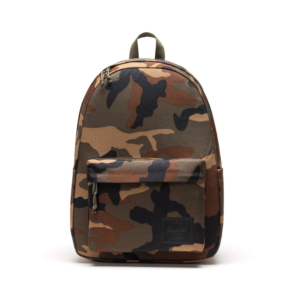 Herschel Classic XL Backpack - Woodland Camo/Black Label | Shop backpacks online with Pavement Skate Store with free Aotearoa NZ shipping over $100*!