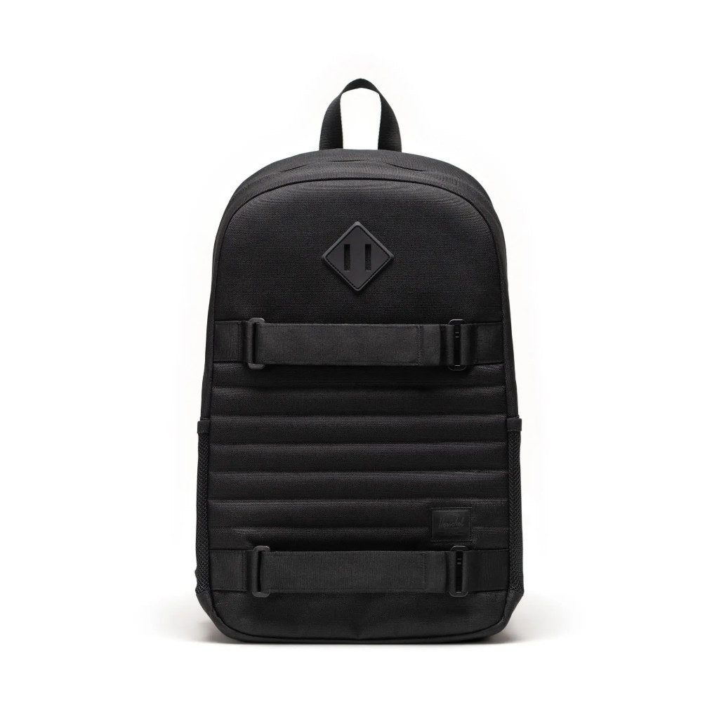 Herschel Fleet Skate Backpack in Black | Shop backpacks online with Pavement Skate Store with free Aotearoa NZ shipping over $100*!