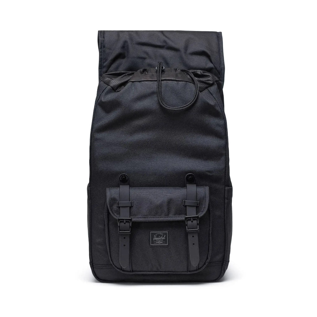 Herschel Little America Mid Backpack - Black Tonal | Shop backpacks online with Pavement Skate Store with free Aotearoa NZ shipping over $100*!