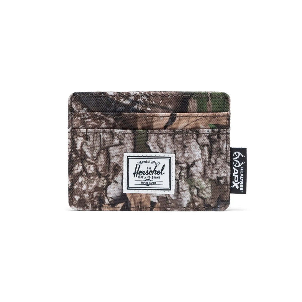 Herschel X Realtree Charlie Cardholder - Realtree APX Camo | Shop backpacks online with Pavement Skate Store with free Aotearoa NZ shipping over $100*!