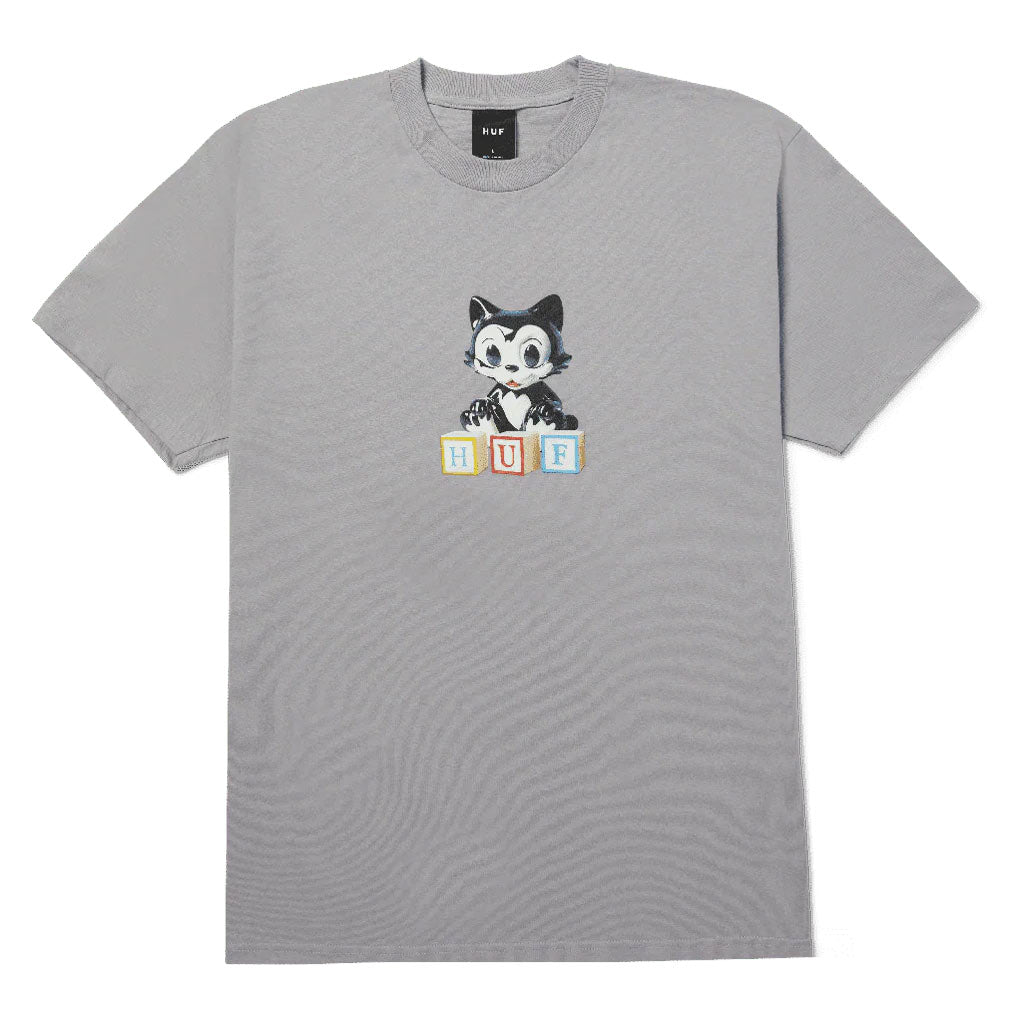 Huf Blocks Tee - Lilac Chalk | Shop Huf Worldwide online with Pavement Skate Store with free Aotearoa NZ shipping on orders over $100*