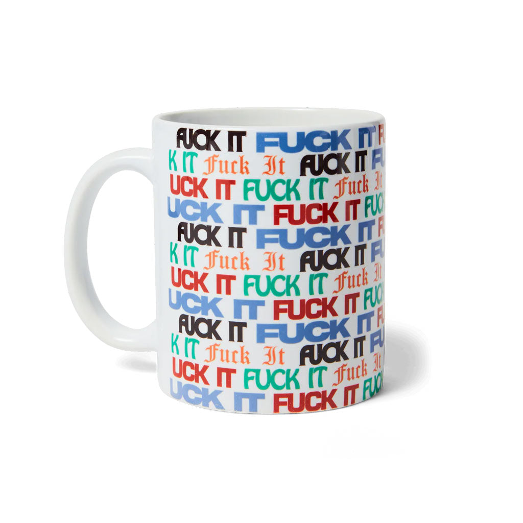 Huf Fuck It Flyer Mug in Multi | Shop Huf Worldwide online with Pavement Skate Store with free Aotearoa NZ shipping on orders over $100*