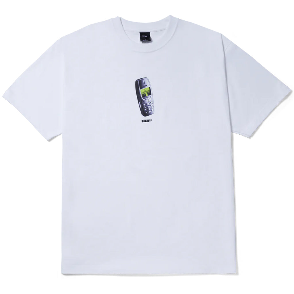 Shop the Huf Missed Call S/S Tee in White with Pavement Skate Store! Free Aotearoa NZ shipping over $100* 