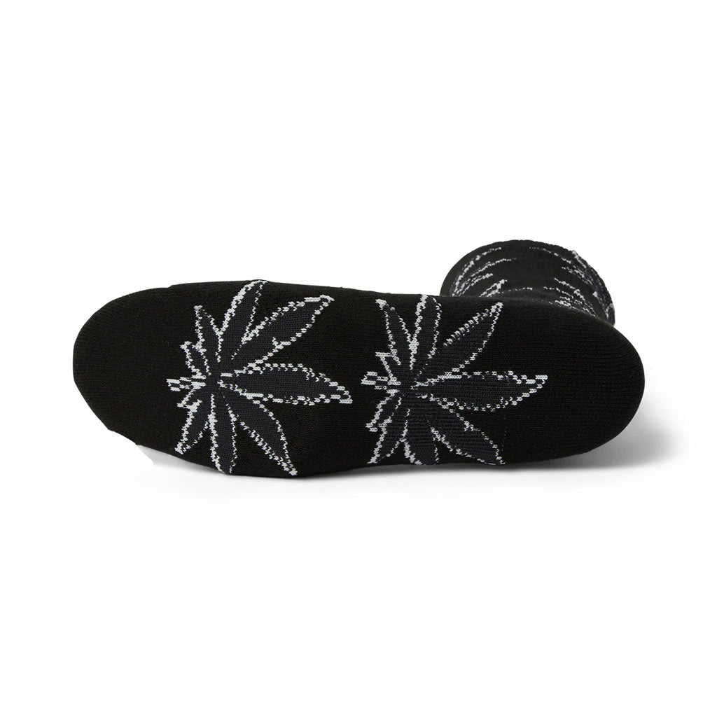 Huf Plantlife Shadow Socks - Black | Shop Huf Worldwide online with Pavement Skate Store with free Aotearoa NZ shipping on orders over $100*