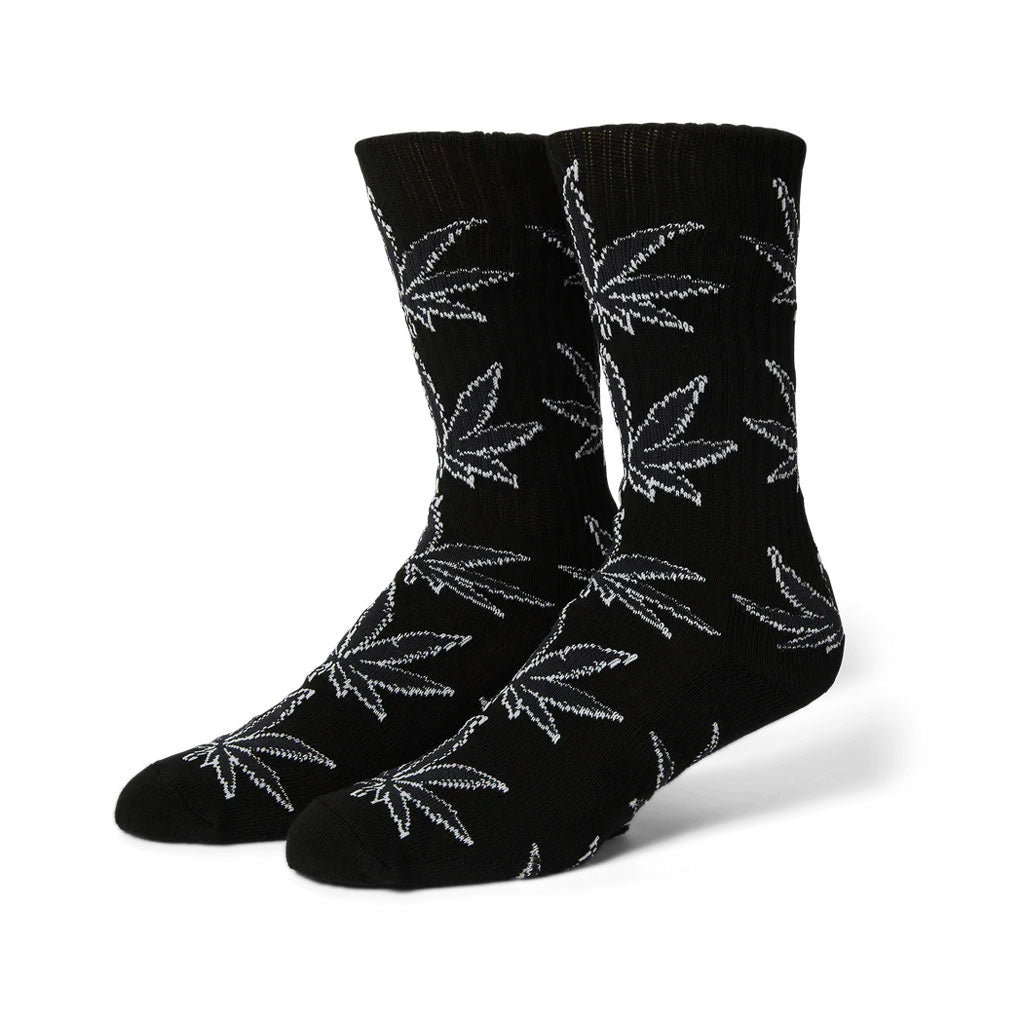 Huf Plantlife Shadow Socks - Black | Shop Huf Worldwide online with Pavement Skate Store with free Aotearoa NZ shipping on orders over $100*