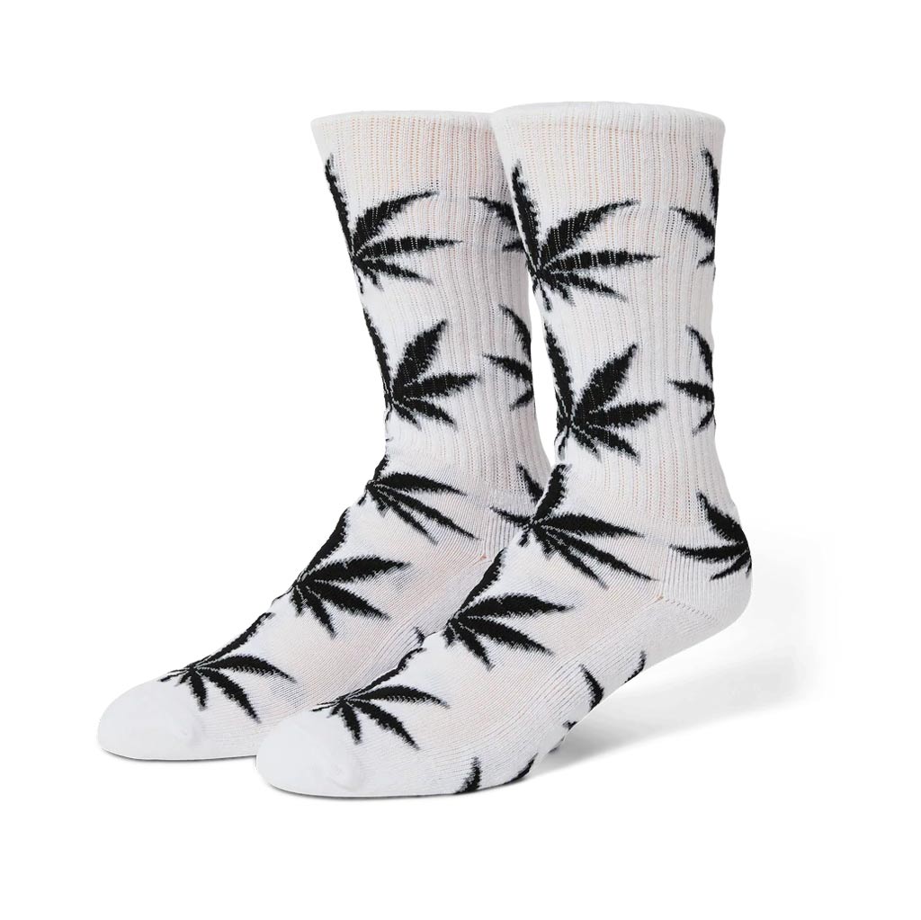 Huf Plantlife Shadow Socks - White | Shop Huf Worldwide online with Pavement Skate Store with free Aotearoa NZ shipping on orders over $100*