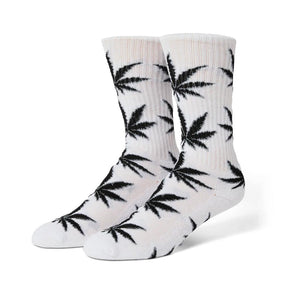 Huf Plantlife Shadow Socks - White | Shop Huf Worldwide online with Pavement Skate Store with free Aotearoa NZ shipping on orders over $100*