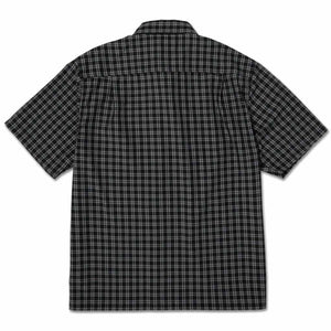 Huf Stretch Micro Plaid Shirt - Black | Shop Huf Worldwide online with Pavement Skate Store with free Aotearoa NZ shipping on orders over $100*