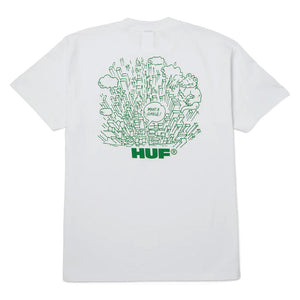 Huf What A Jungle Tee - White | Shop Huf Worldwide online with Pavement Skate Store with free Aotearoa NZ shipping on orders over $100*