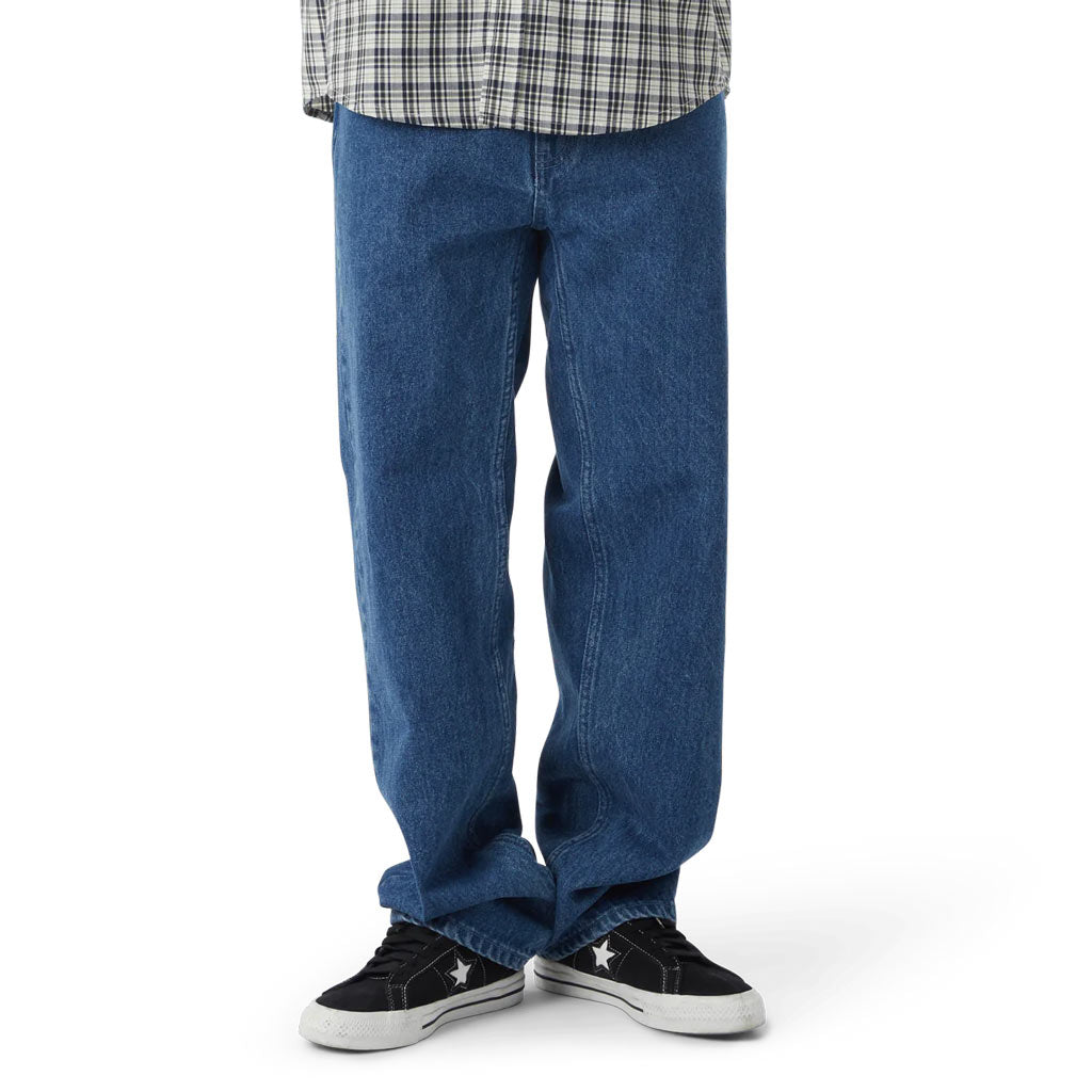 Huf Worldwide Original Denim Pant Stone Wash Indigo | Free Aotearoa NZ shipping over $100* when you shop online with Pavement Skate Store!